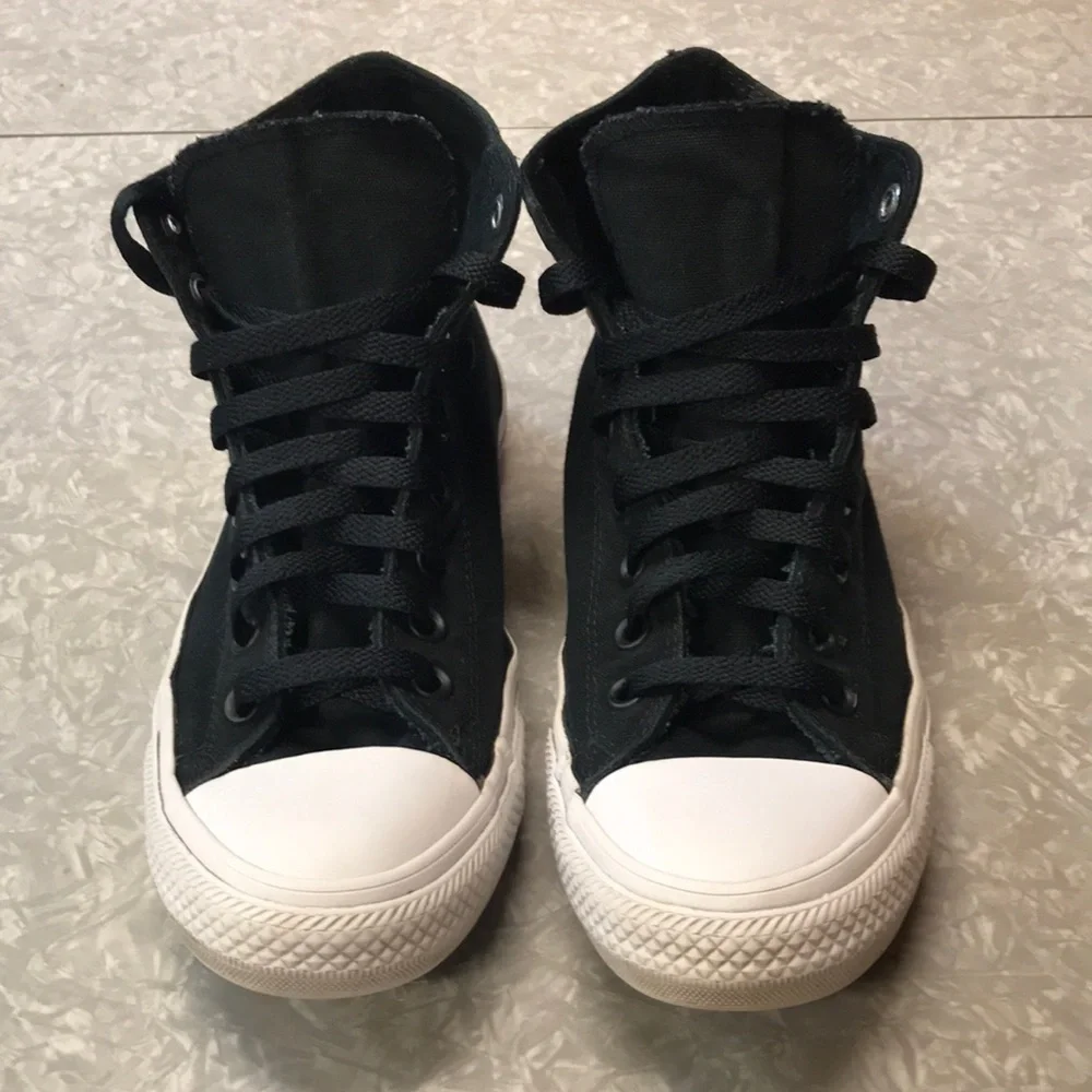 Converse Black High-Top Sneakers - Picture 3 of 9